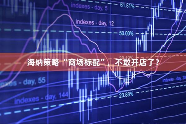 海纳策略 “商场标配”，不敢开店了？