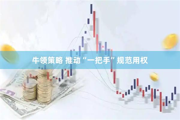 牛领策略 推动“一把手”规范用权
